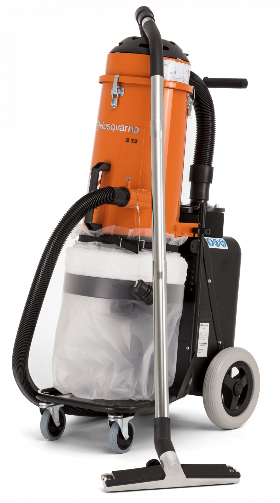 Husqvarna S 13 egyfázisú HEPA H13 építőipari száraz porszívó termék fő termékképe