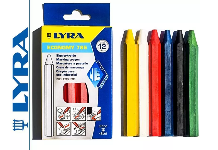 Lyra economy 795 erdészeti jelölőkréta, több színben termék fő termékképe